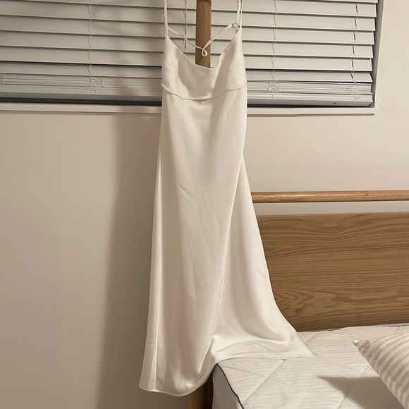 bohdii Always & Forever Midi Dress White Medium - Picture 1 of 2